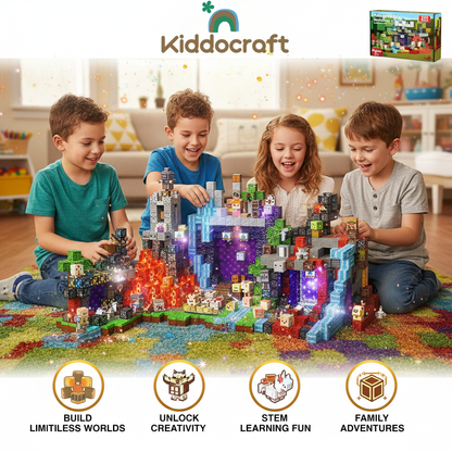 Magnetiska Byggklossar - Pixelblock Leksak för Kreativa Barn