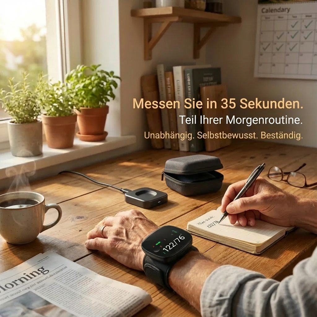 Vitalpuls Pro 2.0 mit App, Speicher & Arrhythmie-Erkennung